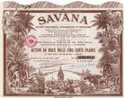 SAVANA Socit Industrielle, Commerciale et Financire S.A.