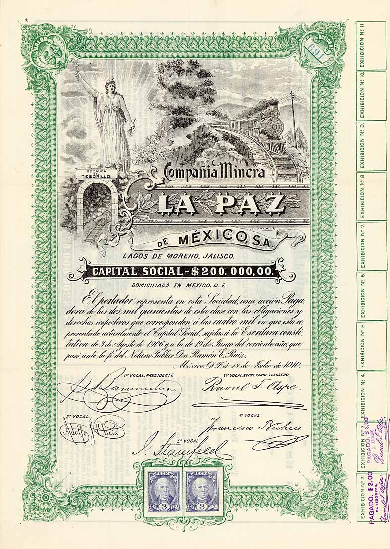 Cia. Minera La Paz de Mexico S.A.