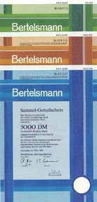 Bertelsmann AG (3 Stcke)