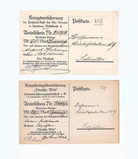 Pensions-Kasse des 58er Vereins (1 Stck) - Deutsche Welt Lebensversicherungs AG des kaufmnnischen Vereins von 1858 (1 Stck)